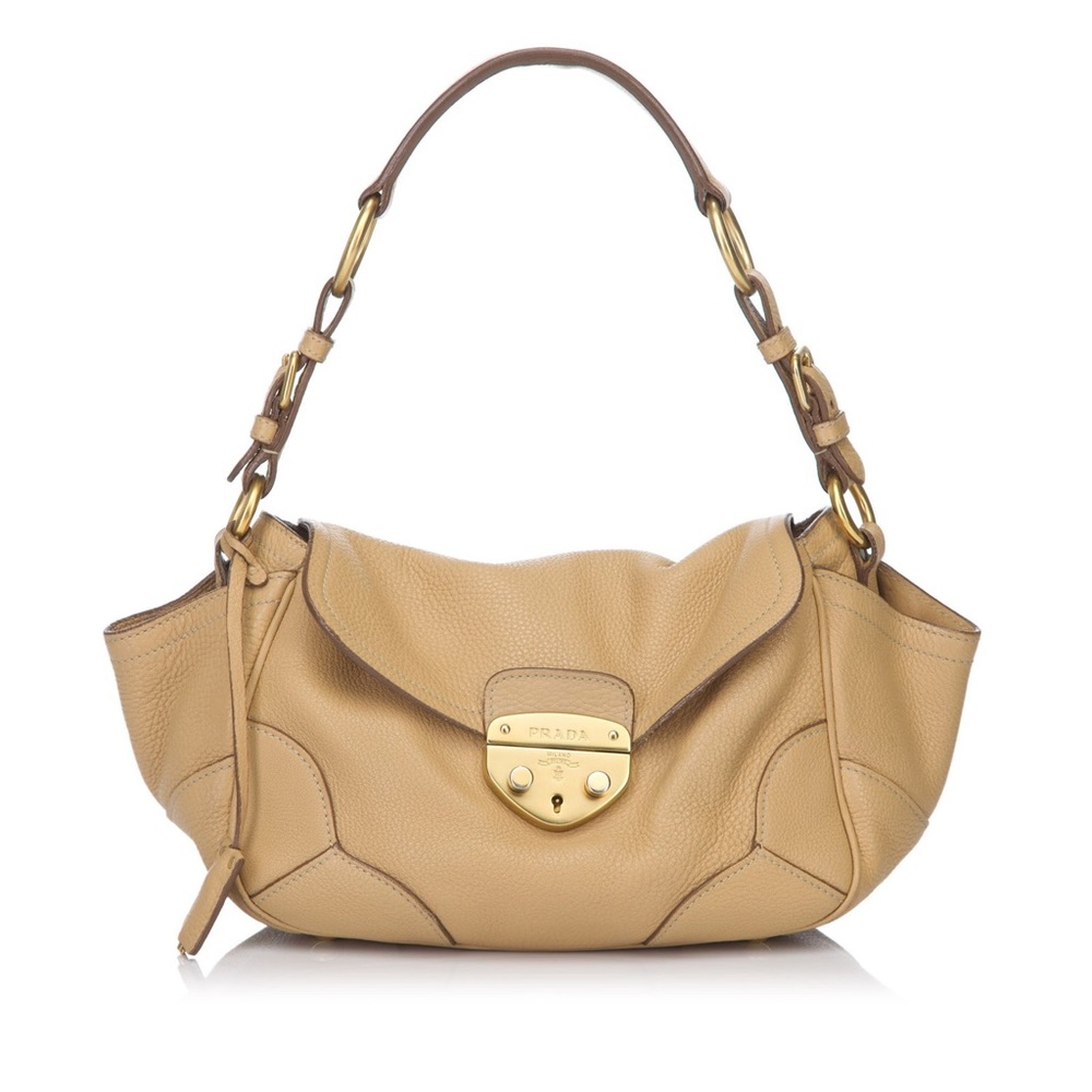 Prada Vitello Daino Leather Shoulder Bag